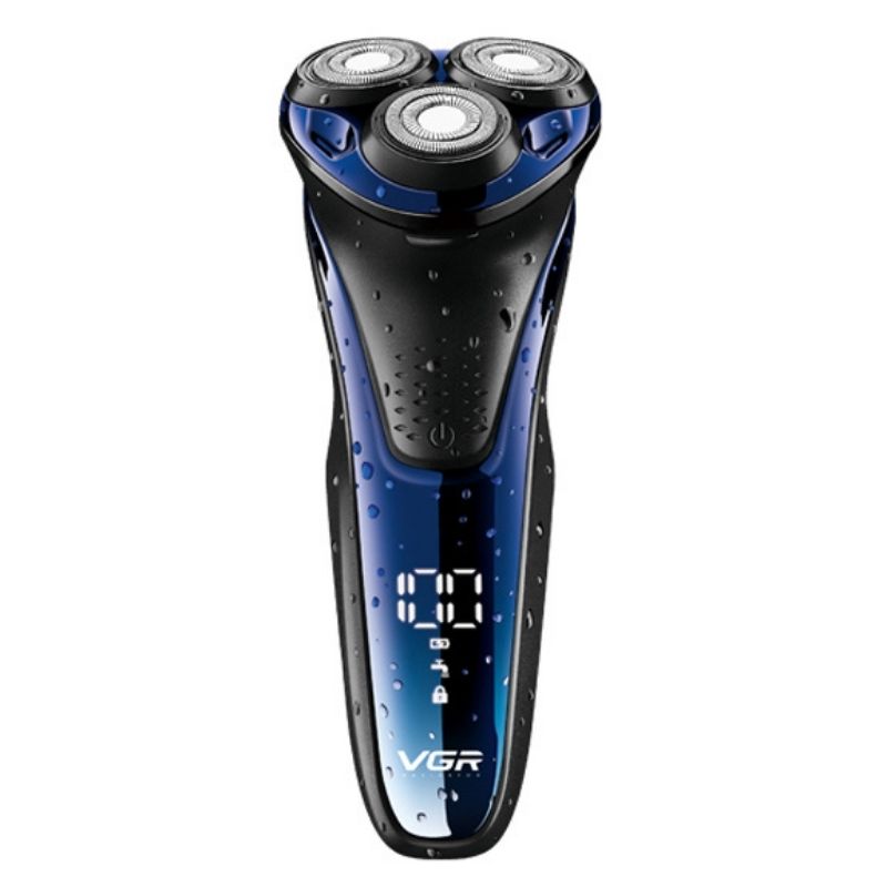 VGR V-306 Rasoir Electrique Professionnel 3 en 1 - 3 Têtes Flottantes - Rechargeable Imperméable IPX7