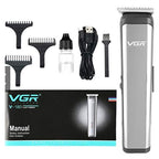VGR V-180 Tondeuse à Cheveux Pour Soins Personnels Rechargeable - Lame Acier Trempé au Carbone