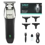 VGR V-171 Tondeuse à Cheveux Professionnelle Rechargeable – Lame Acier Trempé au Carbone
