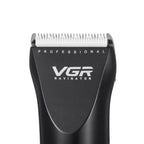 VGR V-049 Tondeuse à Cheveux Professionnelle Rechargeable avec Socle – Affichage LED – Lame Acier Inox et Titanium