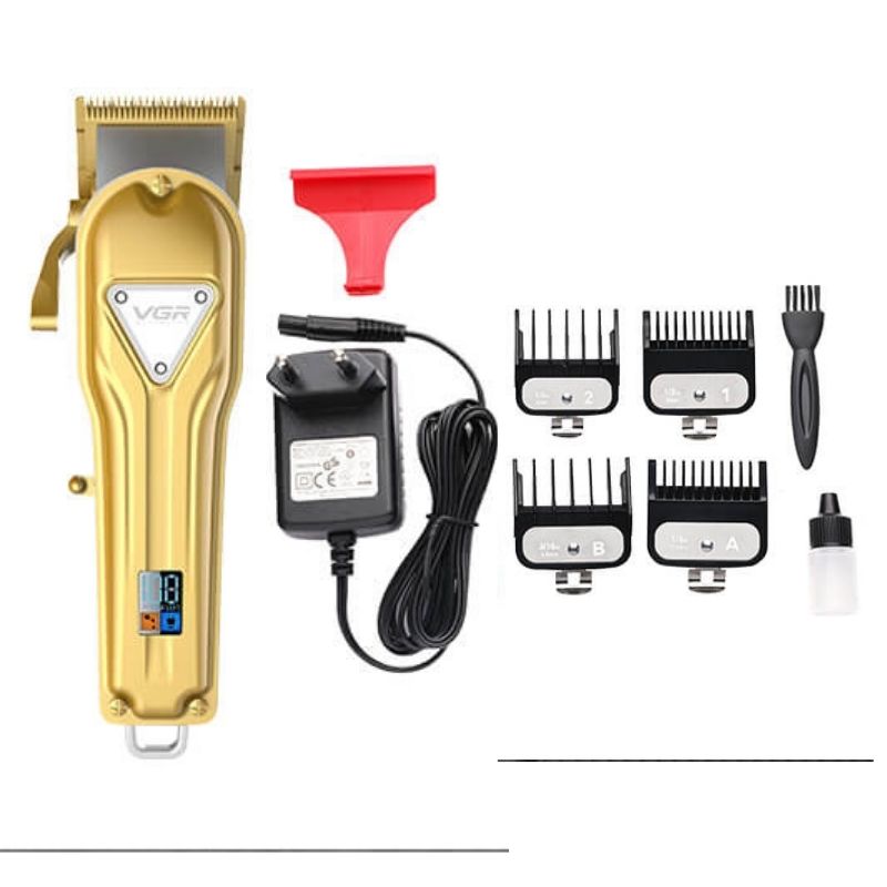 VGR V-140 Tondeuse à Cheveux Professionnelle De Luxe Rechargeable- Affichage Digital