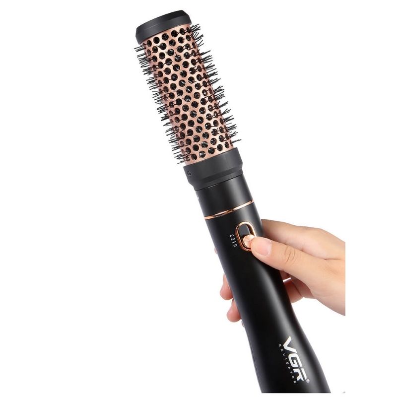 VGR V-559 Sèche-Cheveux Professionnel Volumateur - Peigne Nylon à Chaud et à Froid - Fer à friser - Lisseur à Cheveux - Bigoudi - Peigne à Air Chaud A Thermostat
