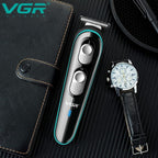 VGR V-055 Tondeuse à Cheveux Professionnelle Rechargeable - Lame Acier Trempé au Carbone