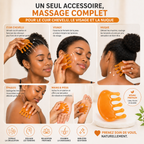 Masseur Cuir Chevelu 5 Griffes en Résine – Massage Tête Relaxant & Anti Stress – Outil Bien-Être