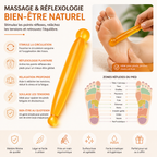 Bâton de Massage Gua Sha Réflexologie en Résine – Soin Visage, Yeux & Corps – Détente & Bien-Être Quotidien