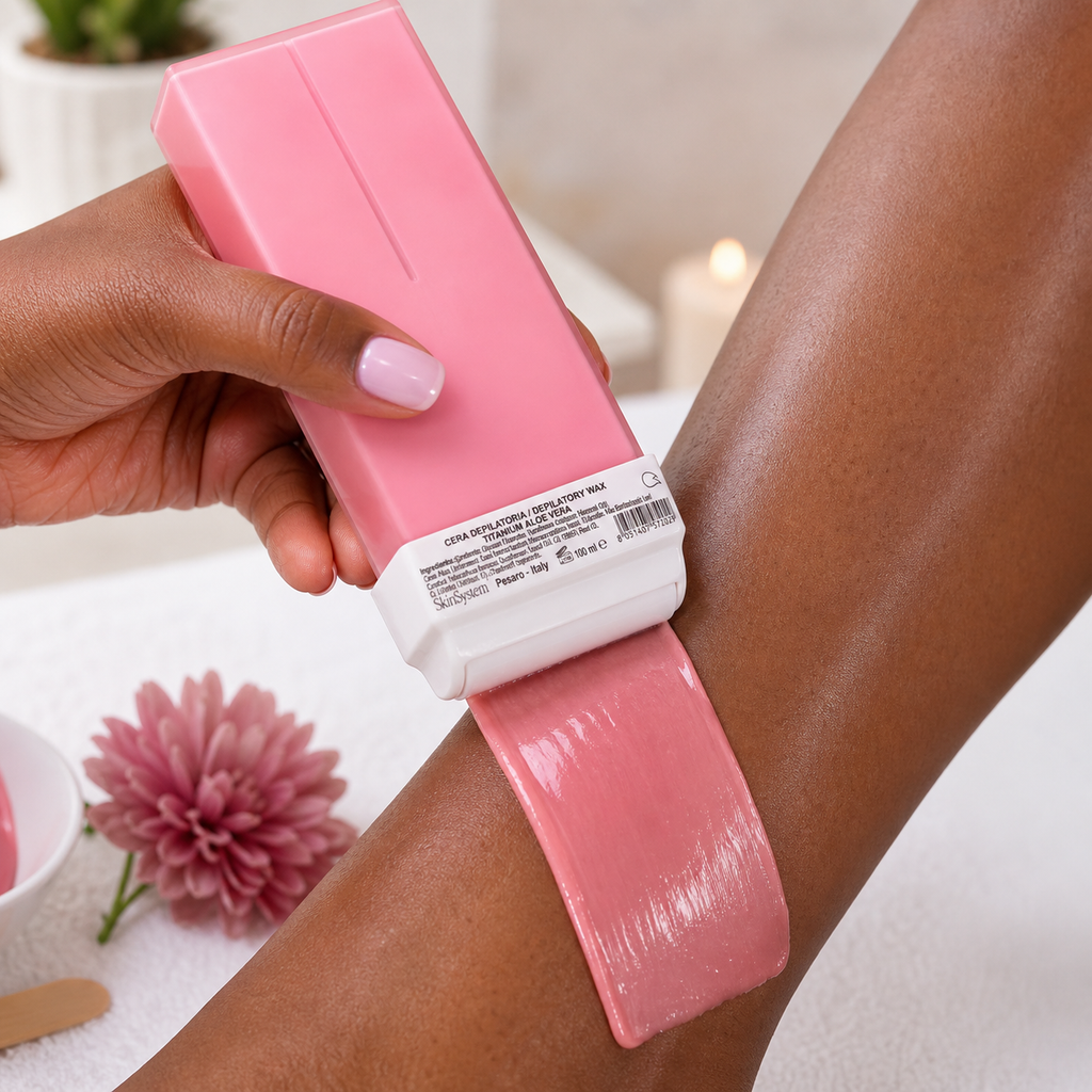 Cartouche de Cire Dépilatoire Rose Titanium 100ml – Peaux Sensibles & Épilation Douce