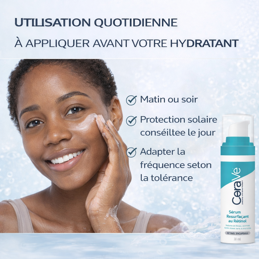 CeraVe Sérum Resurfaçant au Rétinol – Anti-Marques & Pores – 30 ml