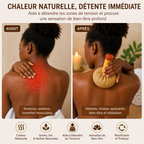 Balle de Massage Chauffante aux Grains, Sel & Herbes Naturelles – Compresse Thermique Relaxante 500g