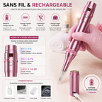 Stylo Dermographe PMU Professionnel Sans Fil Rechargeable – Microneedling, Sourcils, Lèvres & Maquillage Permanent