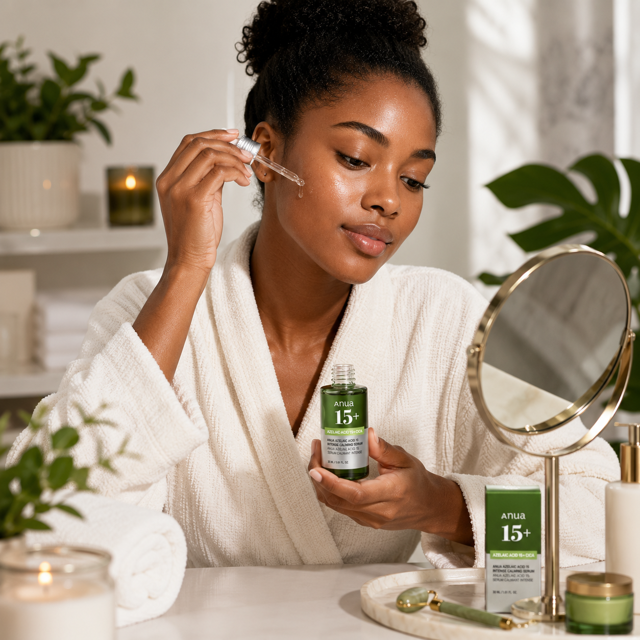 ANUA Azelaic Acid 15+ Cica Intense Calming Serum – Sérum Apaisant Anti-Imperfections