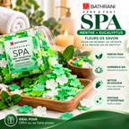 BATHRANI Fleurs de Savon Spa Menthe & Eucalyptus Mains & Pieds 220 g / 800g