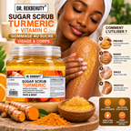 DR. REKBEHUTY Gommage au Sucre Curcuma & Vitamine C – Visage & Corps