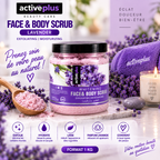 ActivePlus Gommage Visage & Corps à la Lavande 1 kg – Face & Body Scrub Exfoliant