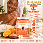 DR.MEINAIER Vitamin Step 2 Gommage Corps, Pieds & Mains à la Vitamine C – Format Professionnel