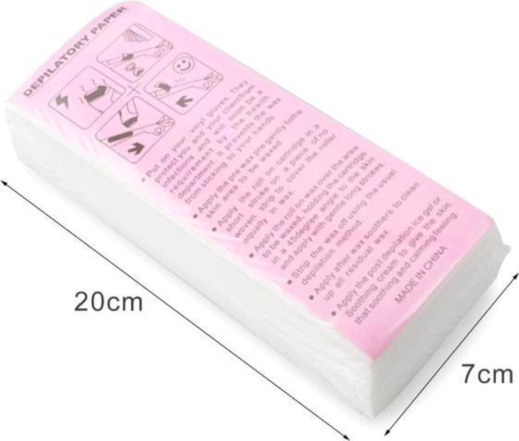 Bandes Dépilatoires Papier Non Tissé – Rouleau Professionnel Épilation Cire Corps & Visage