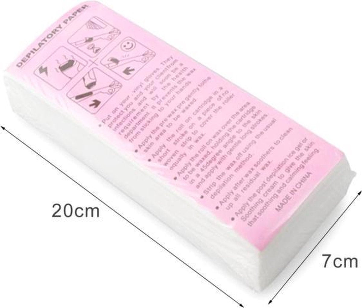Bandes Dépilatoires Papier Non Tissé – Rouleau Professionnel Épilation Cire Corps & Visage