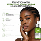 ANUA Azelaic Acid 10 Hyaluron Redness Soothing Serum – Sérum Apaisant Anti-Rougeurs