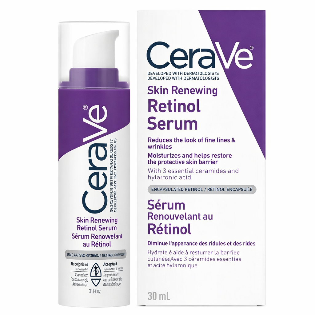 CeraVe Sérum Rétinol Rénovateur – Lisse & Améliore la Texture – Anti-Âge 30ml