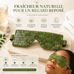 Masque Yeux en Jade Naturel – Rituel de Fraîcheur & Éclat du Regard
