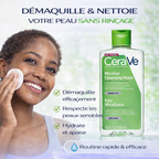 CeraVe Eau Micellaire Nettoyante – Démaquille & Nettoie – Peaux Sensibles 295ml