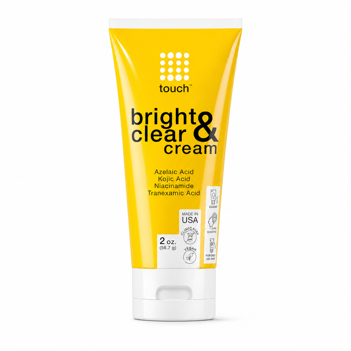Touch Bright & Clear Cream 56,7 g – Crème Correctrice Anti-Imperfections & Taches Visage