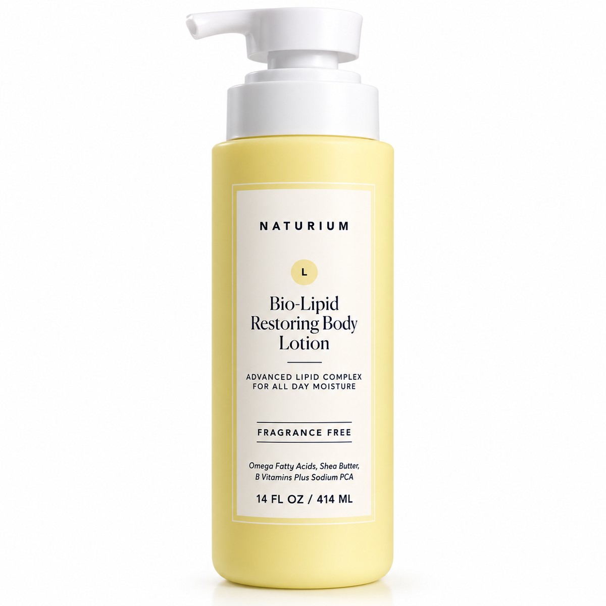 NATURIUM Bio-Lipid Restoring Body Lotion – Lait Corps Relipidant & Hydratant Sans Parfum – 414 ml