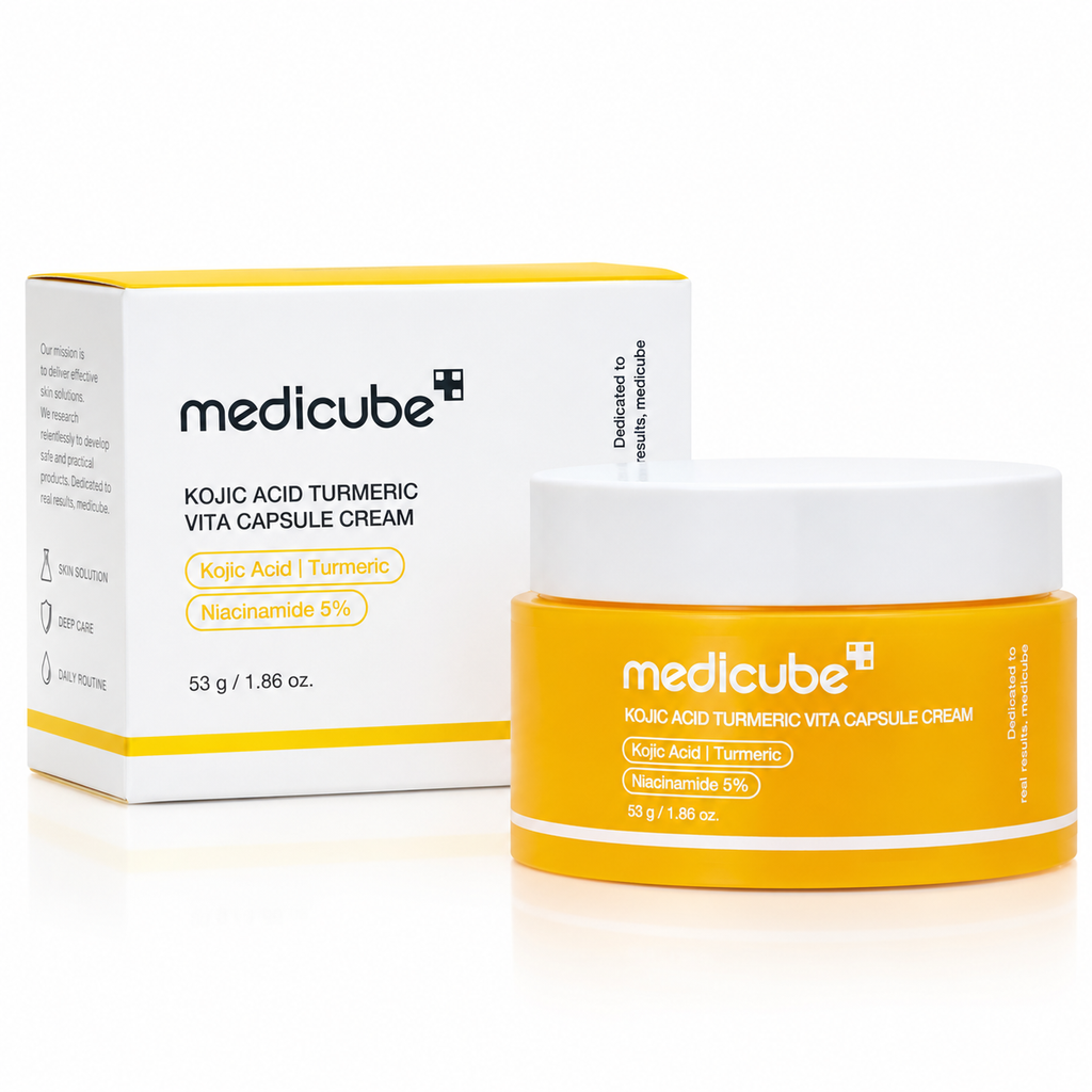 Medicube Kojic Acid Turmeric Vita Capsule Cream – Crème Éclat & Anti-Taches – 53 g