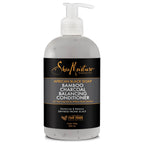Shea Moisture - African Black Soap Bamboo Charcoal Deep Balancing Conditioner - Après-shampoing - Revitalisant équilibrant au savon noir africain et au charbon de bambou - 384 ml