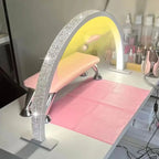 Lampe LED en Forme de Demi-Lune pour Salon de Beauté – Éclairage Professionnel et Élégant