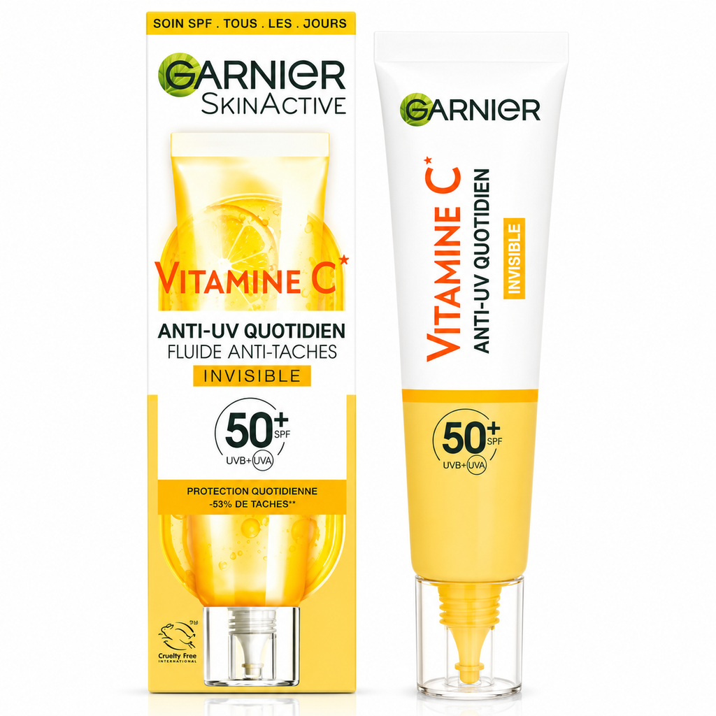 Garnier Vitamine C Fluide Anti-UV Quotidien Invisible SPF50+ – 40 ml