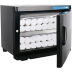 Chauffe-Serviettes & Stérilisateur UV Professionnel Noir RTD-23A – Institut Spa Barber Premium