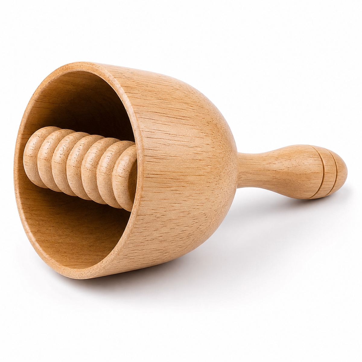 Coupe Suédoise de Massage en Bois avec Rouleaux – Madérothérapie Corps