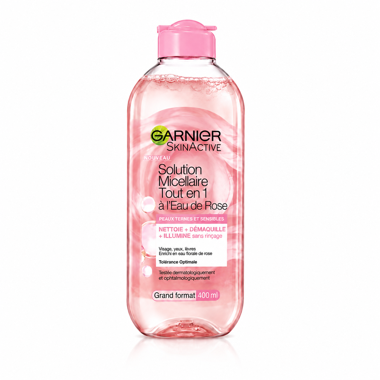 Garnier SkinActive Solution Micellaire Tout-en-1 à l’Eau de Rose – 400 ml