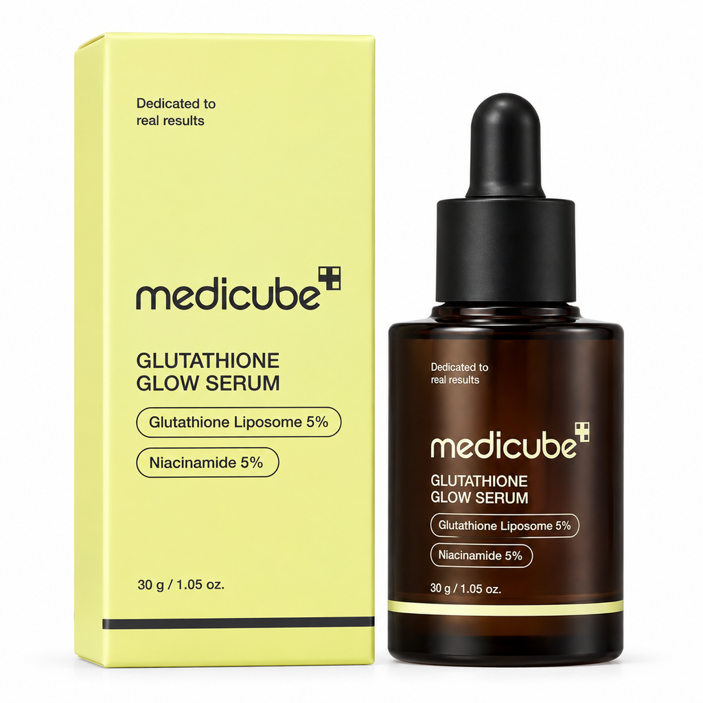 Medicube Glutathione Glow Serum – Sérum Éclat au Glutathion Liposome 5 % & Niacinamide 5 % – 30 g