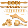 Kit Professionnel de Madérothérapie en Bois – 6 Pièces pour Massage & Modelage Corporel