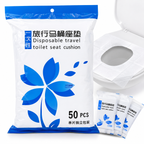Protège-Abattant WC Jetable 50 Pièces – Protection Hygiénique Individuelle