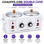 Chauffe-Cire Double Cuve Professionnel – Appareil Épilation 2 Bacs Réglables