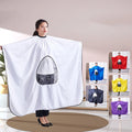 Cape de Coiffeur Professionnelle Imperméable avec Fenêtre de Visualisation pour Téléphone