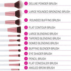 BH Cosmetics Crystal Quartz  12 Pieces de Pinceaux