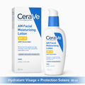 CeraVe AM Facial Moisturizing Lotion SPF 30 – Hydratant Visage avec Protection Solaire – 89ml