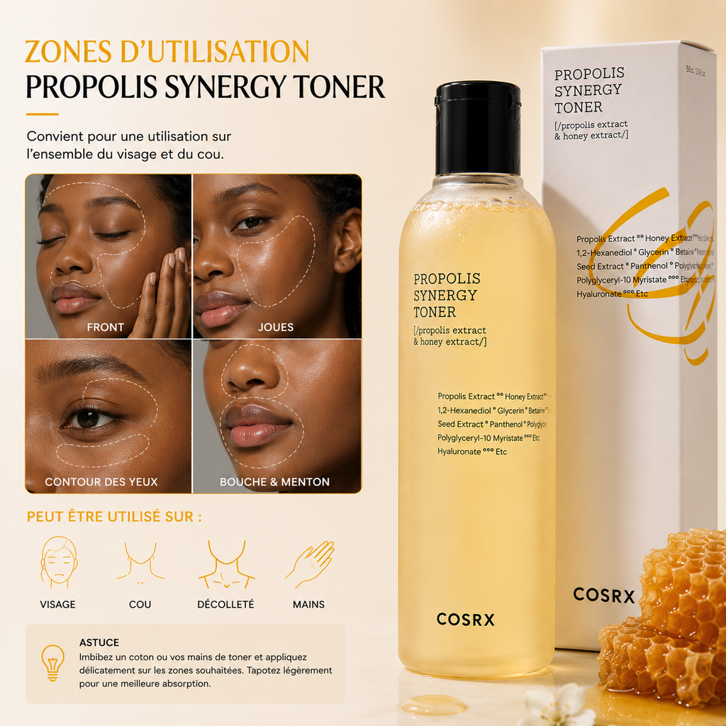 COSRX Propolis Synergy Toner – Toner Hydratant & Éclat 150ml