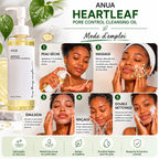 ANUA Heartleaf Pore Control Cleansing Oil – Huile Démaquillante Apaisante – 200ml
