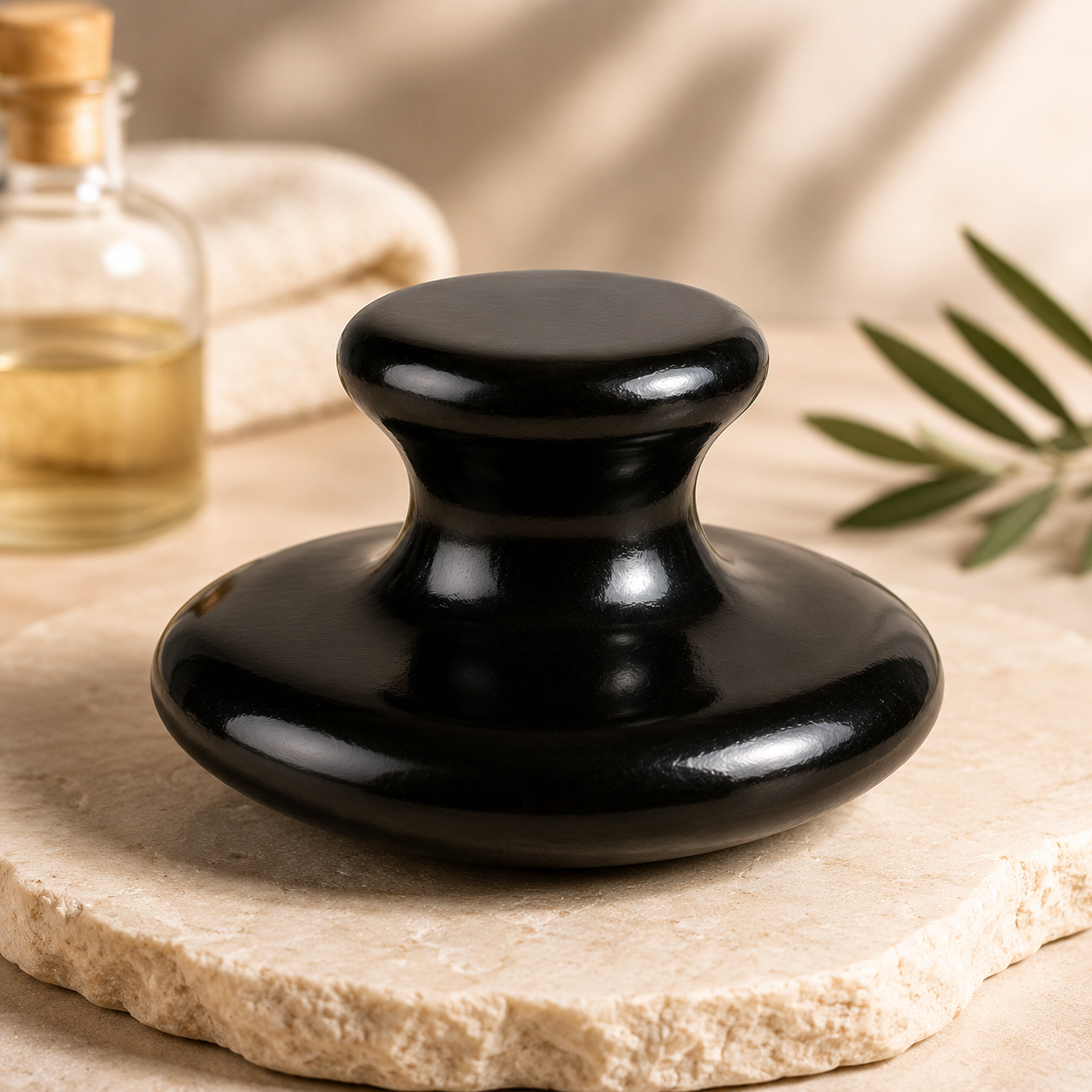 Pierre de Massage Champignon Professionnelle (Mushroom Massage Stone)