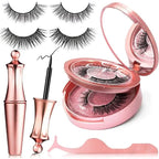 Kit Faux Cils Magnétiques Réutilisables 3D- 2 Paires