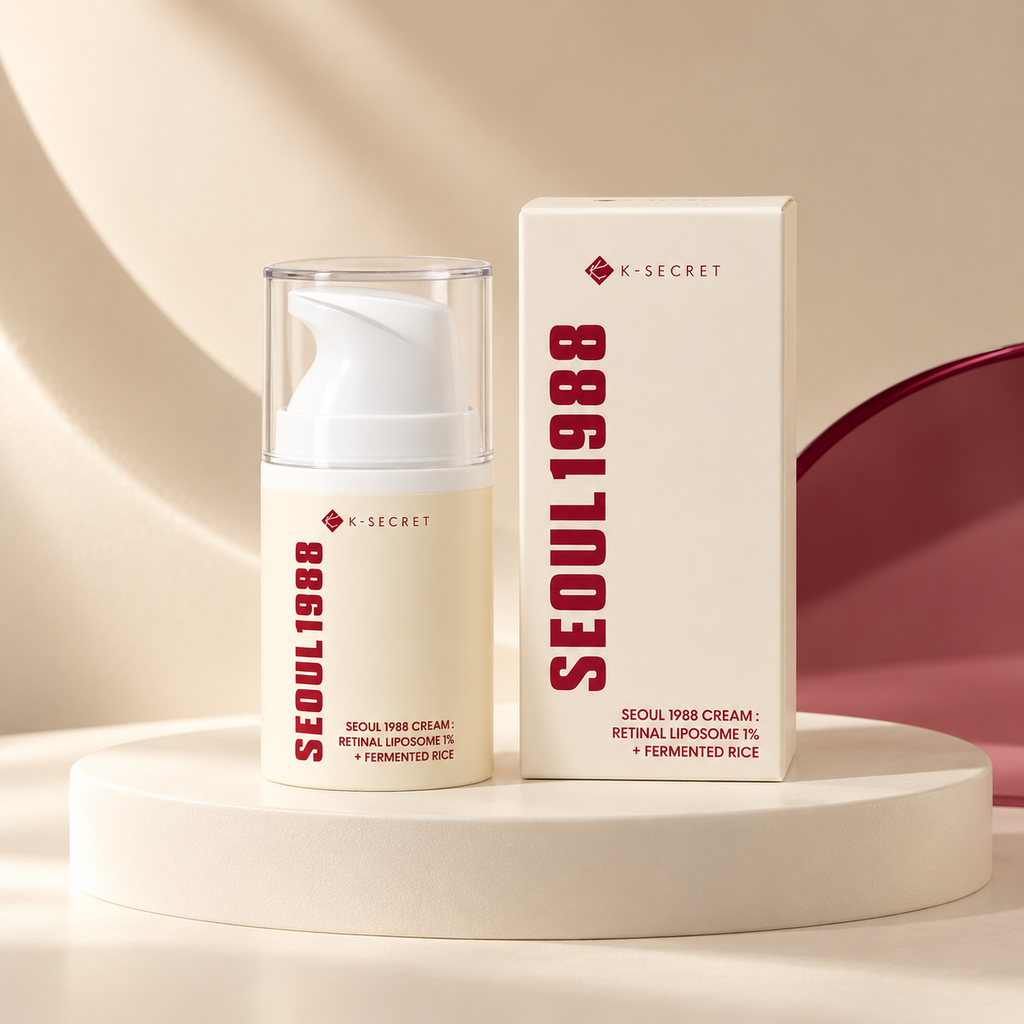 K-SECRET Seoul 1988 Cream 50 ml – Crème Visage au Rétinal Liposomé et Riz Fermenté