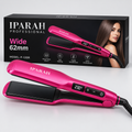 IPARAH P-120R – Lisseur Professionnel à Plaques Extra-Larges 62 mm en Céramique – Écran Digital – Rose Fuchsia