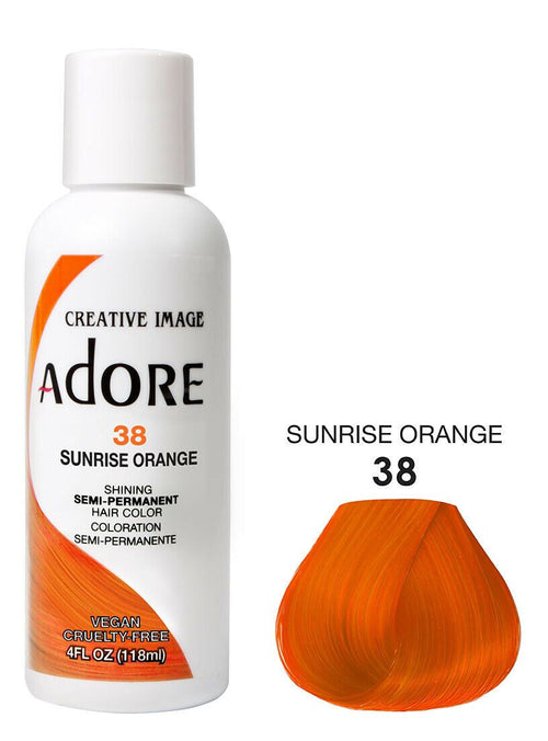 Adore Coloration De Cheveux Semi-Permanente - Sans Ammoniaque - #38 Sunrise orange 118 ml