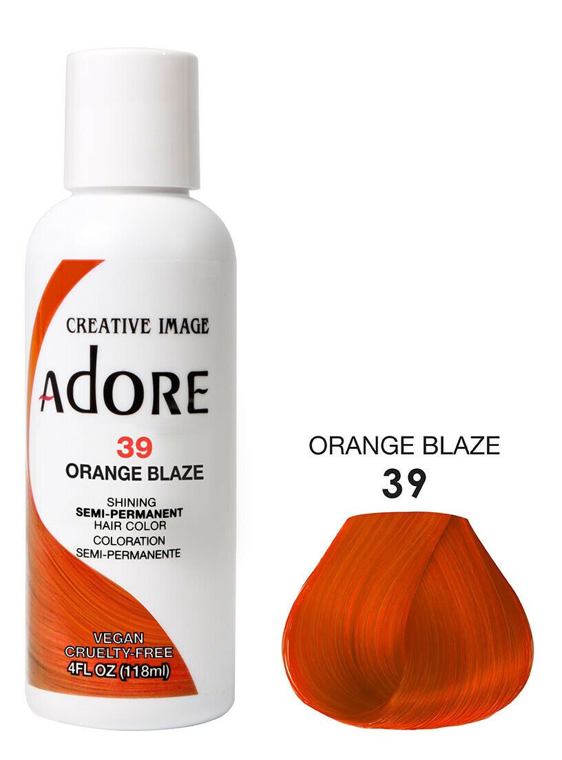 Adore Coloration De Cheveux Semi-Permanente - Sans Ammoniaque - #39 Orange blaze 118 ml