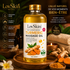 Huile De Massage Curcuma (Turmeric Massage Oil) LovSkin – 500 ml