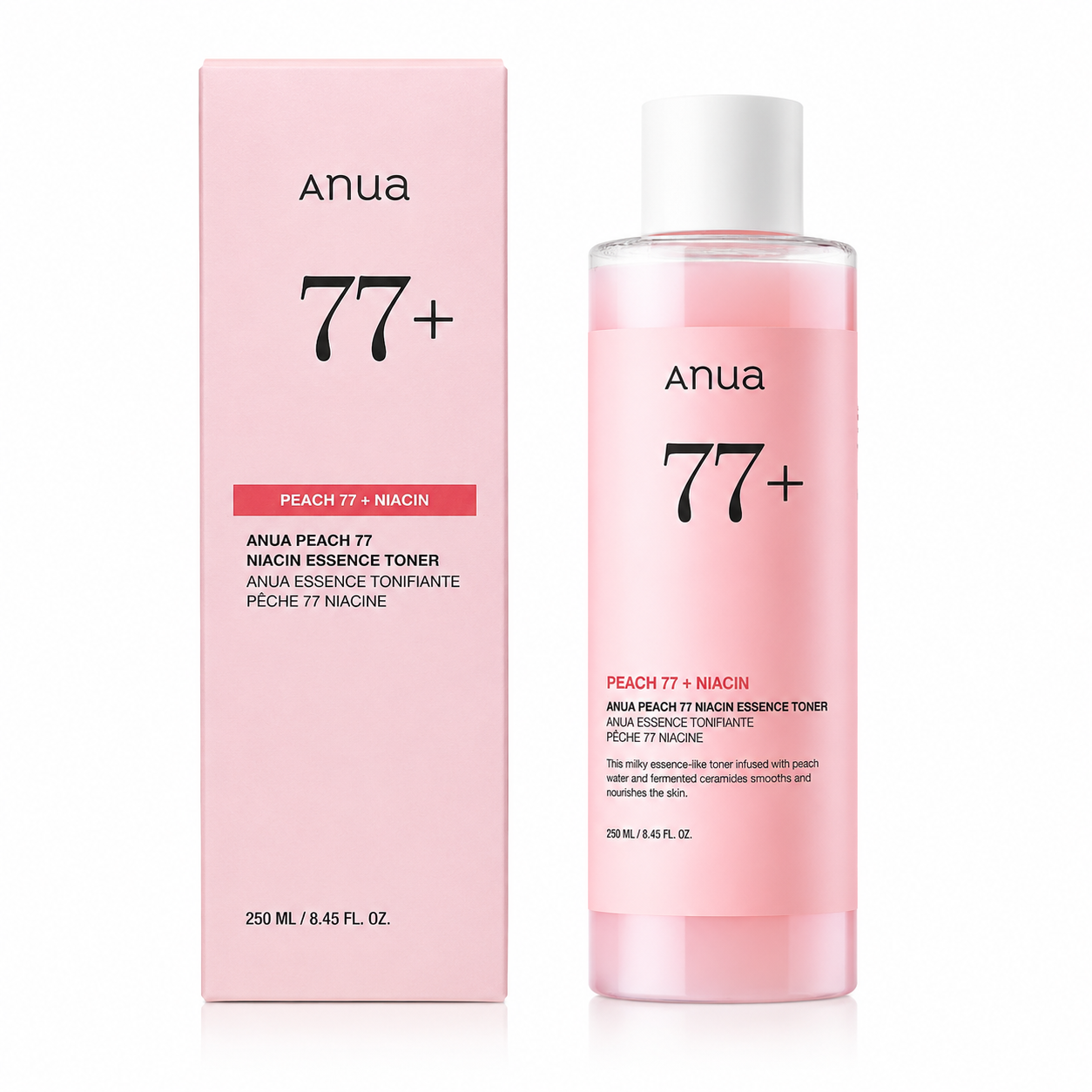 ANUA Peach 77 Niacin Essence Toner – Toner Essence Éclat & Hydratation Intense